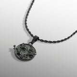 Black Dragon Tiger Pendant | Ying Yang Necklace | Twistedpendant