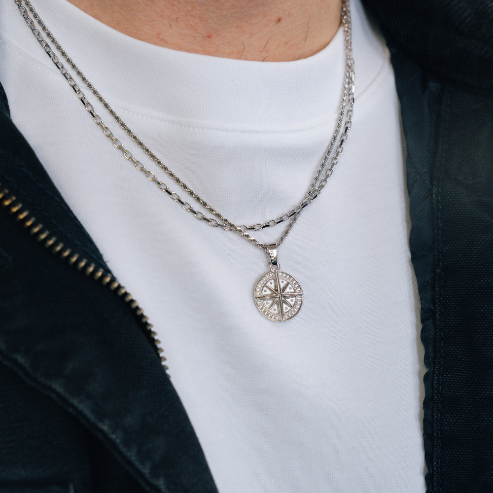 925 Mini Compass - Silver