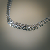 Silver MATTE Cuban Chain (4MM) - Mens Necklace Chains | Twistedpendant