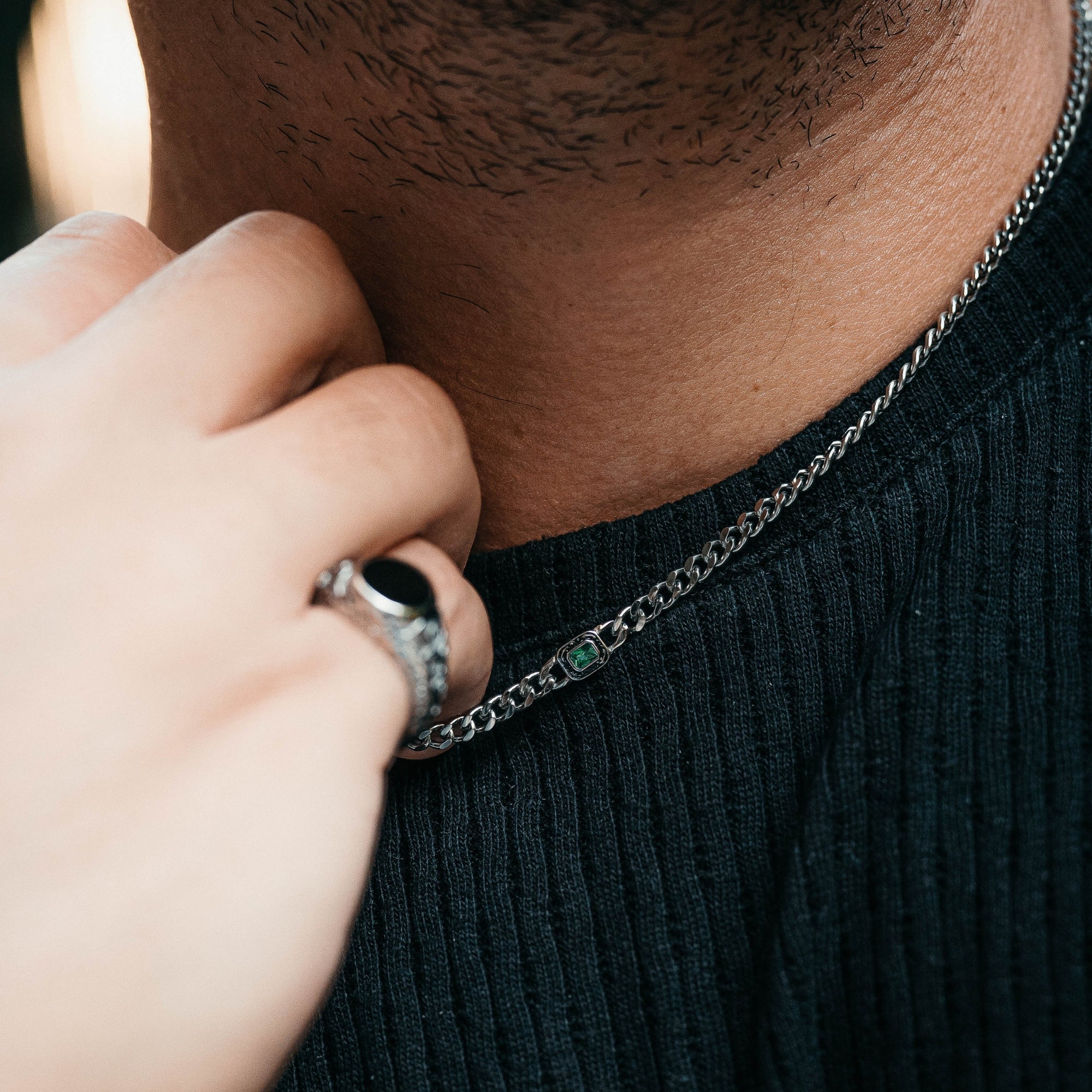 Emerald Chain - Silver