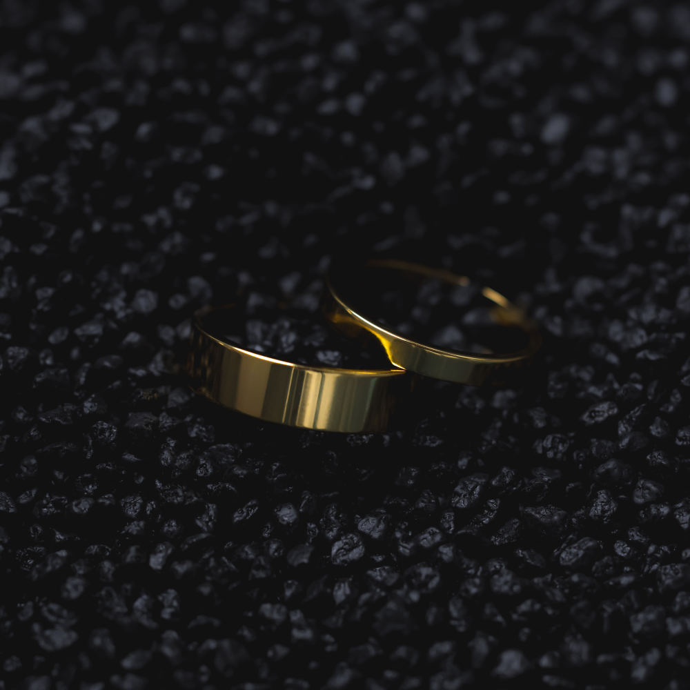 18K Gold Plated Minimal Band Ring - Thin Band Ring | By Twistedpendant
