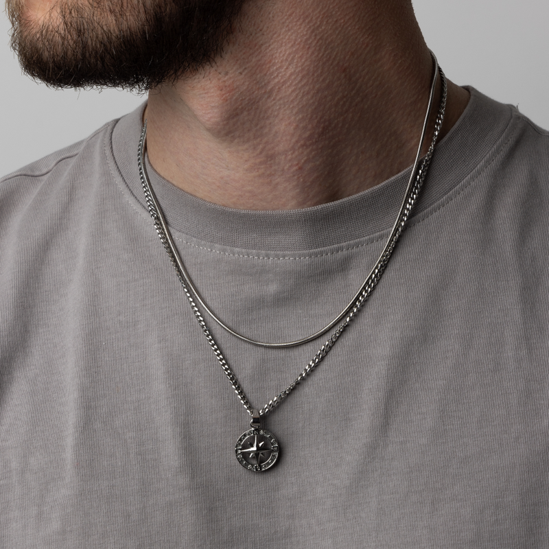Make Your Own Set - North Star & Snake Chain -Perfect Jewellery Gifts For Men - By Twistedpendant