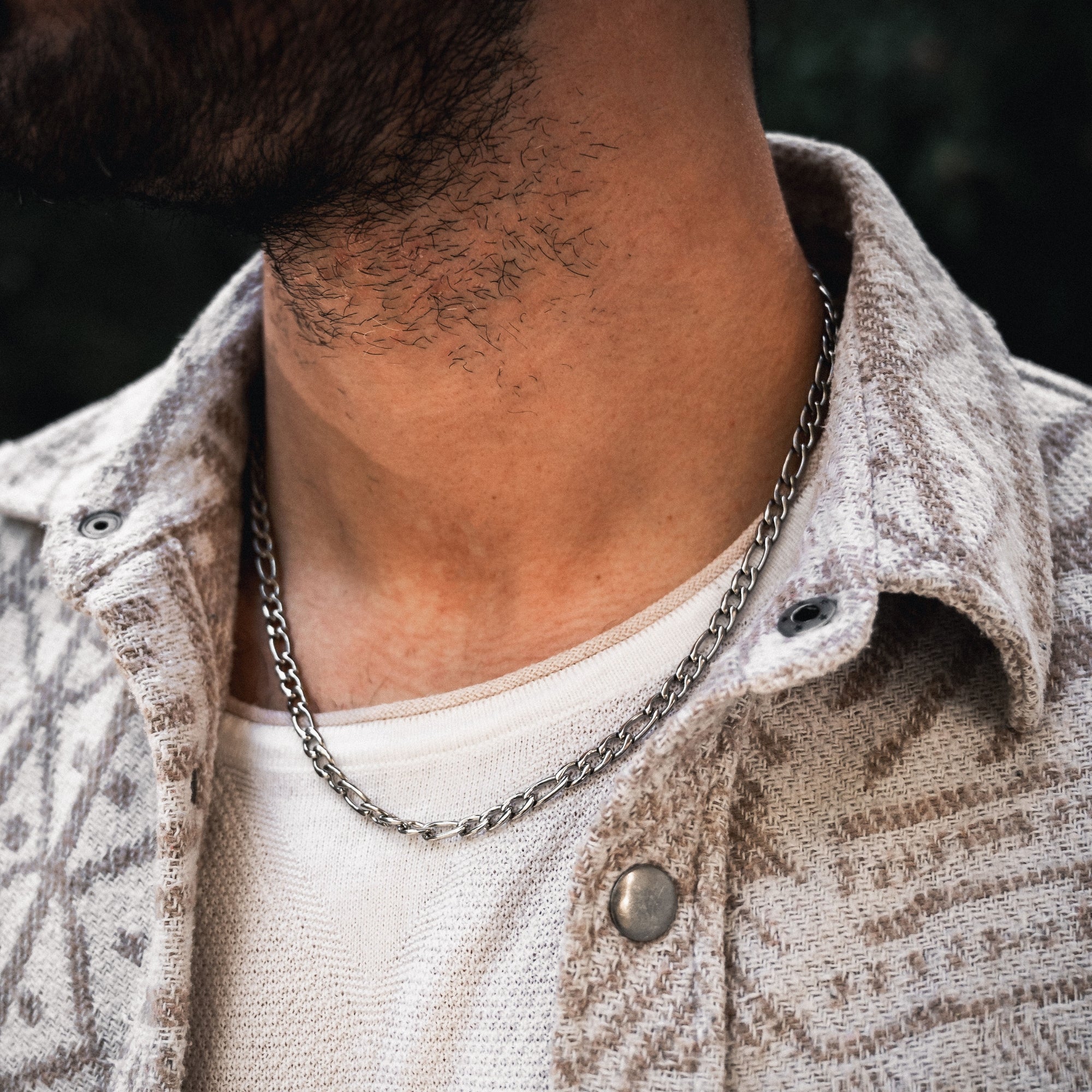 Silver Figaro Chain (5MM)