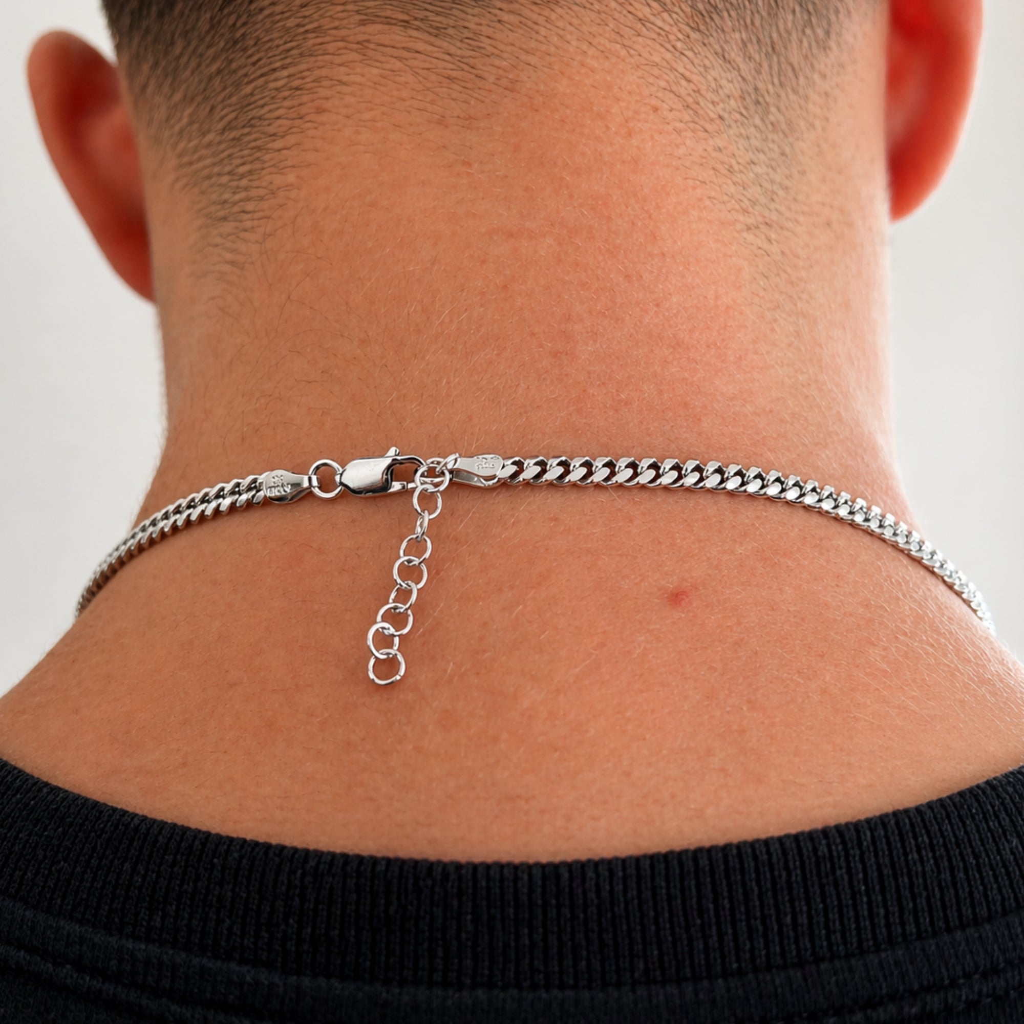 Italian 925 Silver Cuban Chain (3.5MM)