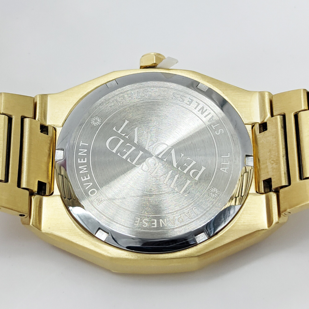 Mens All Gold Watch - Gold Watches For Men - By Twistedpendant