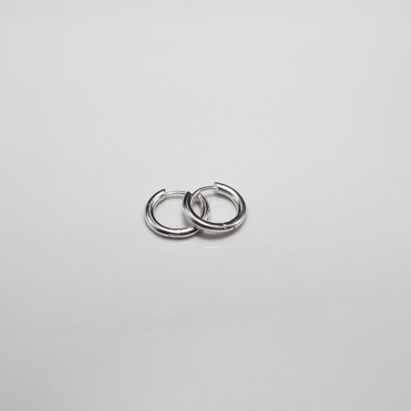 Mens Earrings - Chunky Huggie Hoop Earrings For Men By Twistedpendant