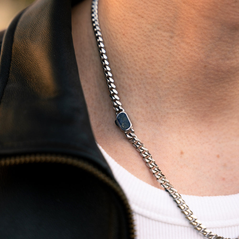 Lapis Cuban Set - Silver