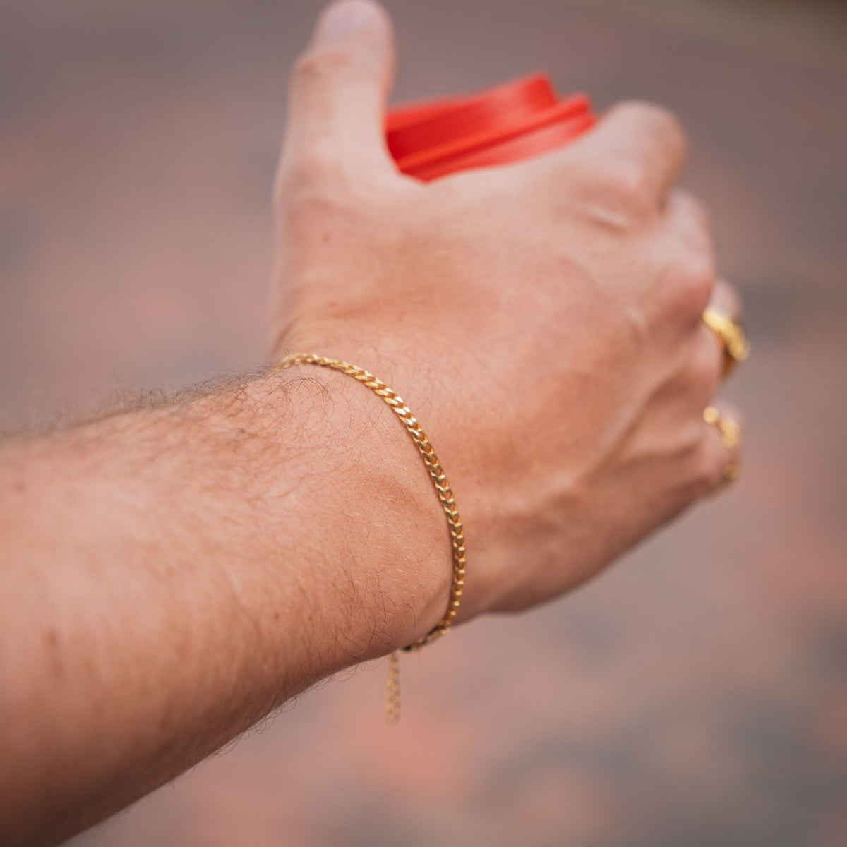 Gold Cuban Bracelet (3MM)