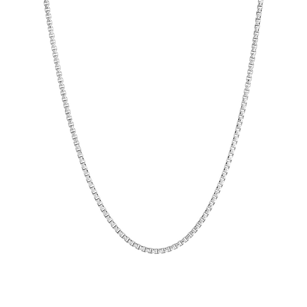 925 Sterling Silver Box Chain Necklace - Mens Necklaces - By Twistedpendant