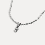 Mens Vintage Initial Necklace - Personalised Jewellery By Twistedpendant