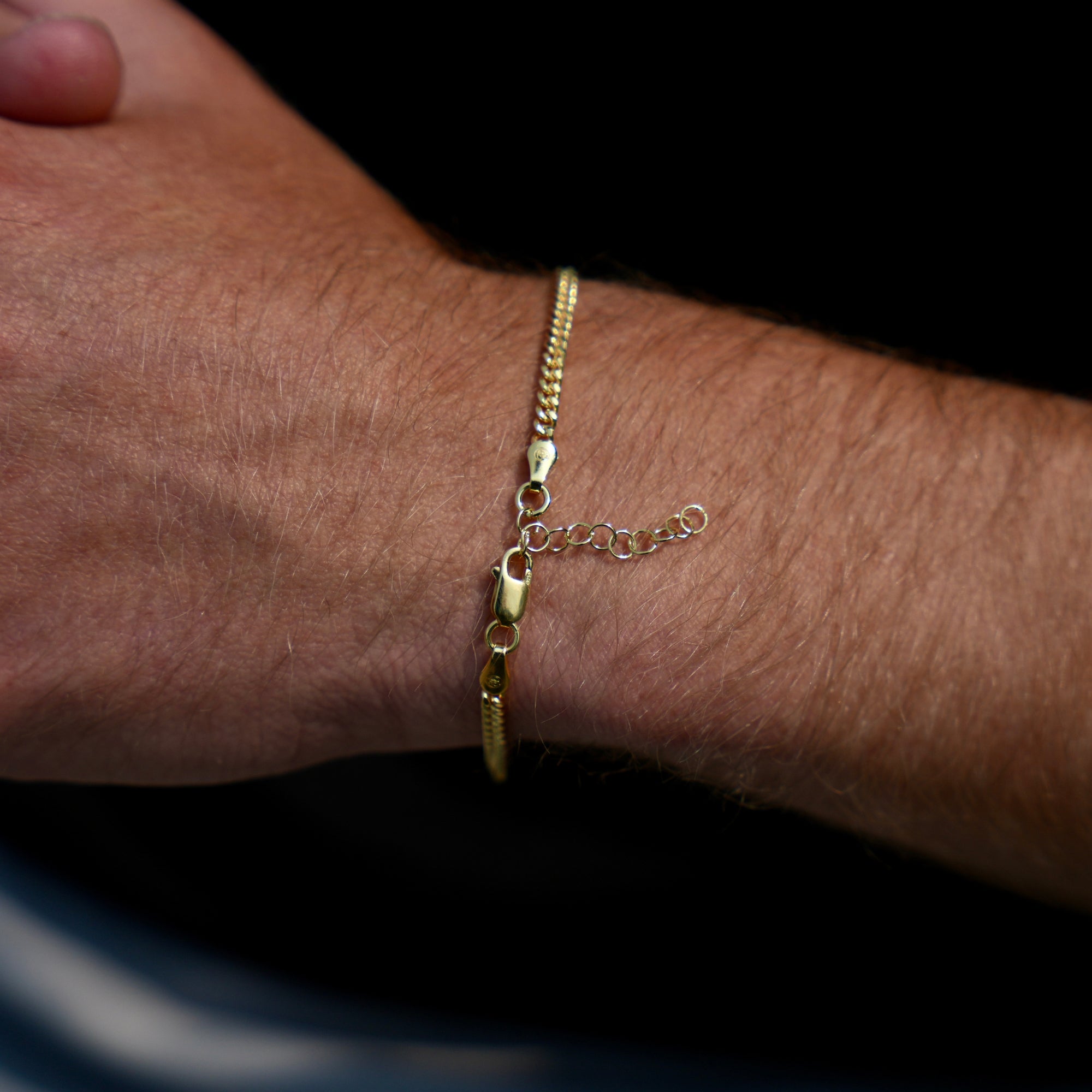 Italian 925 Gold Cuban Bracelet (3.5MM)