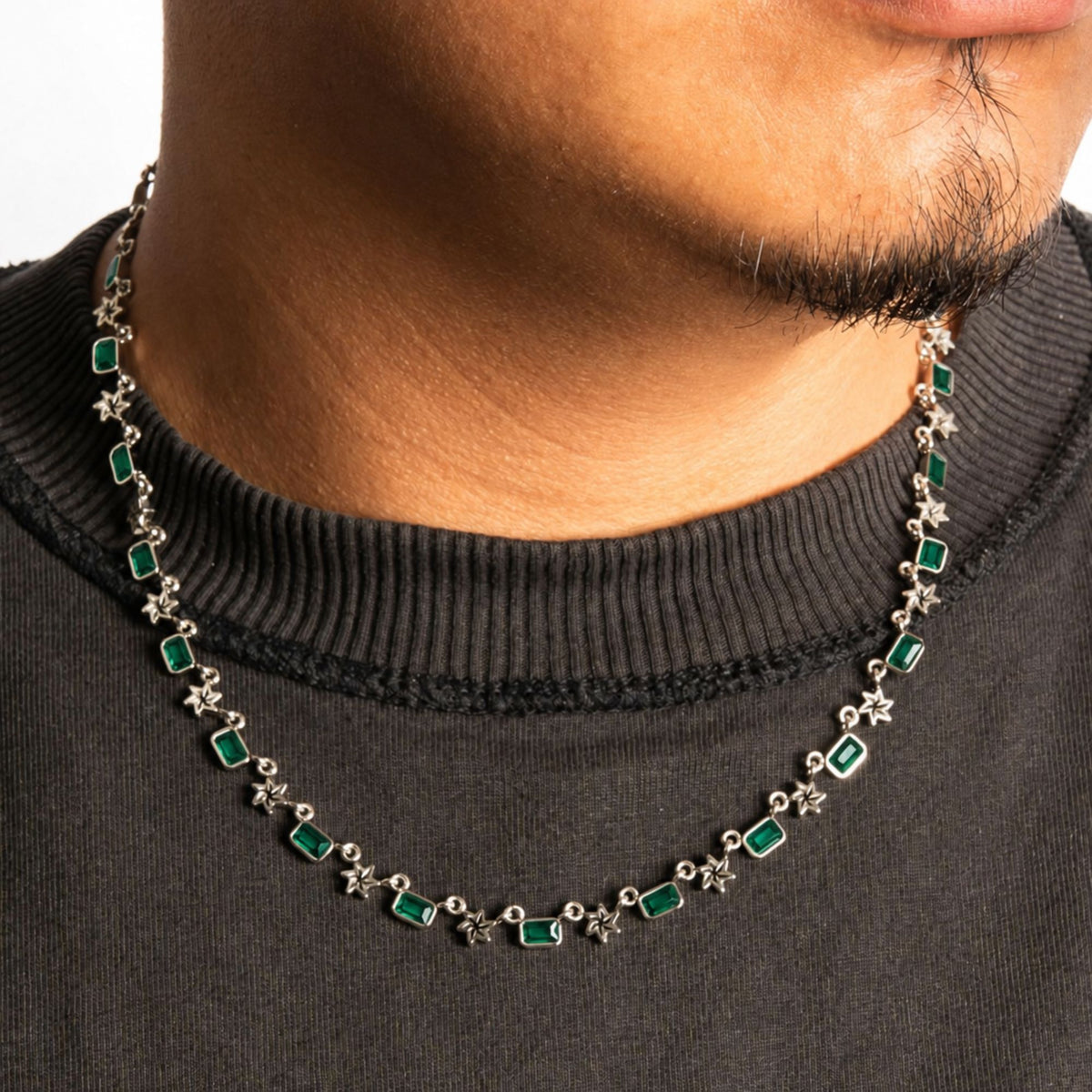 Origin Chain Green - Silver