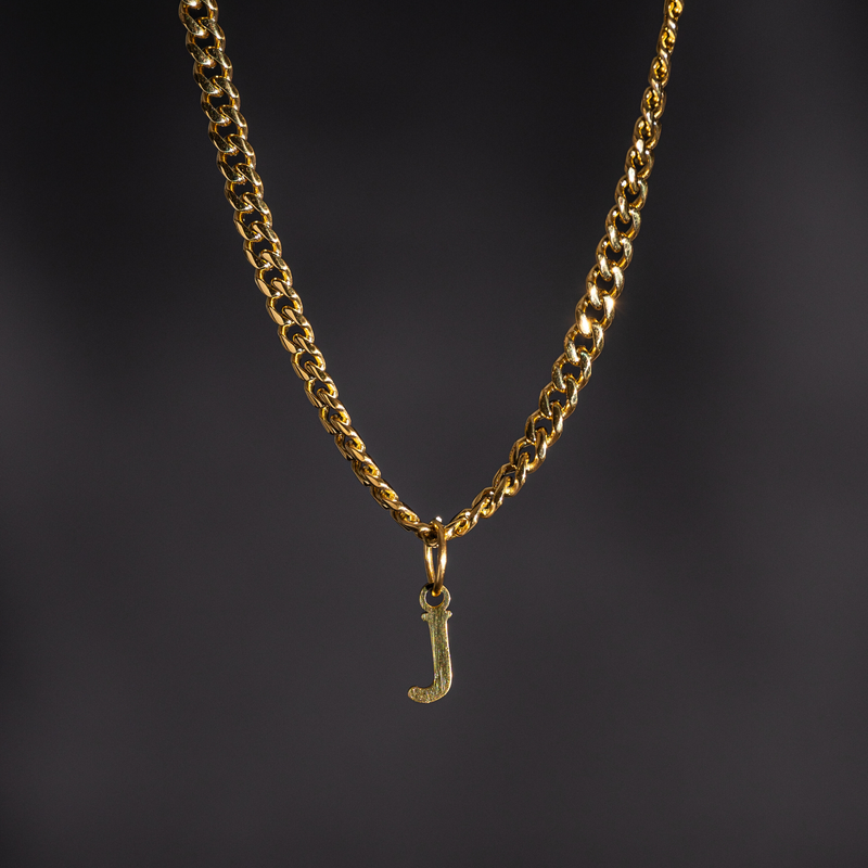 18K Gold Spiral Onyx Necklace - Men's Necklace | Twistedpendant