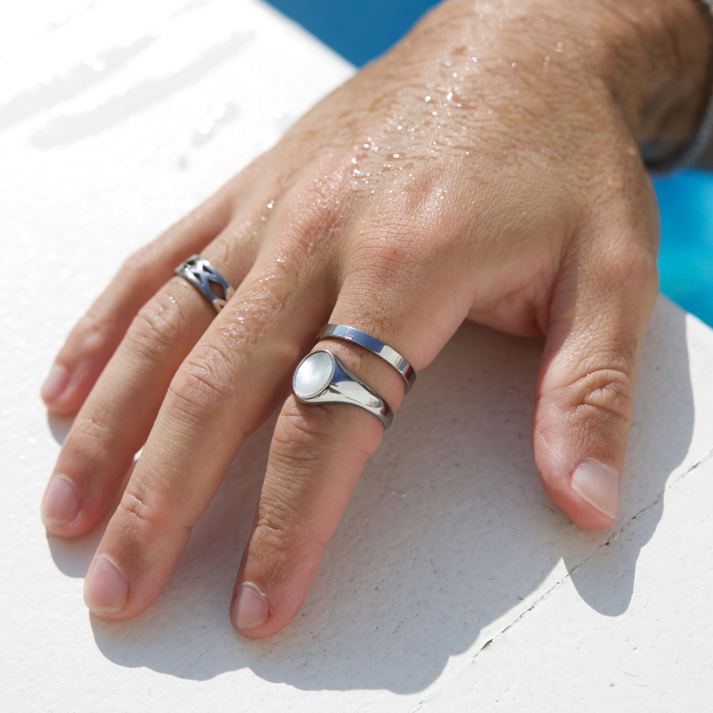 925 Sterling Silver Minimal Band Ring - Thin Band Ring | By Twistedpendant