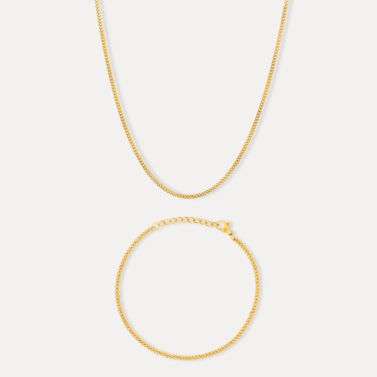 Gold Cuban Set (2.5MM)