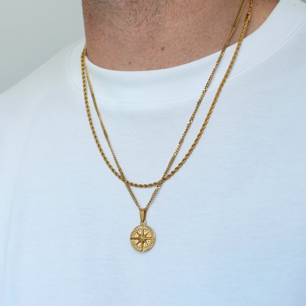 Mini Compass Set - Gold By Twistedpendant