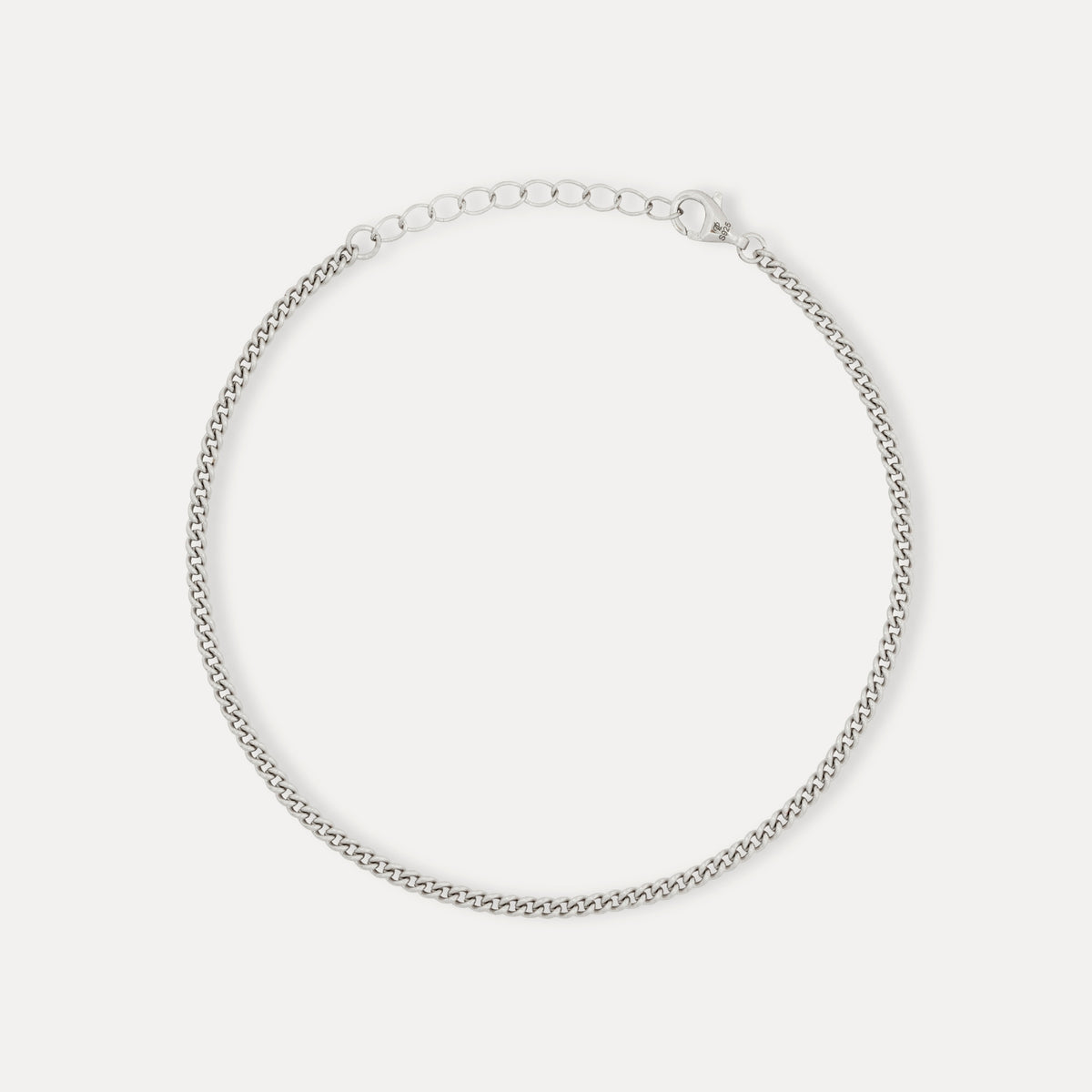 925 Silver Connell Bracelet (2MM)