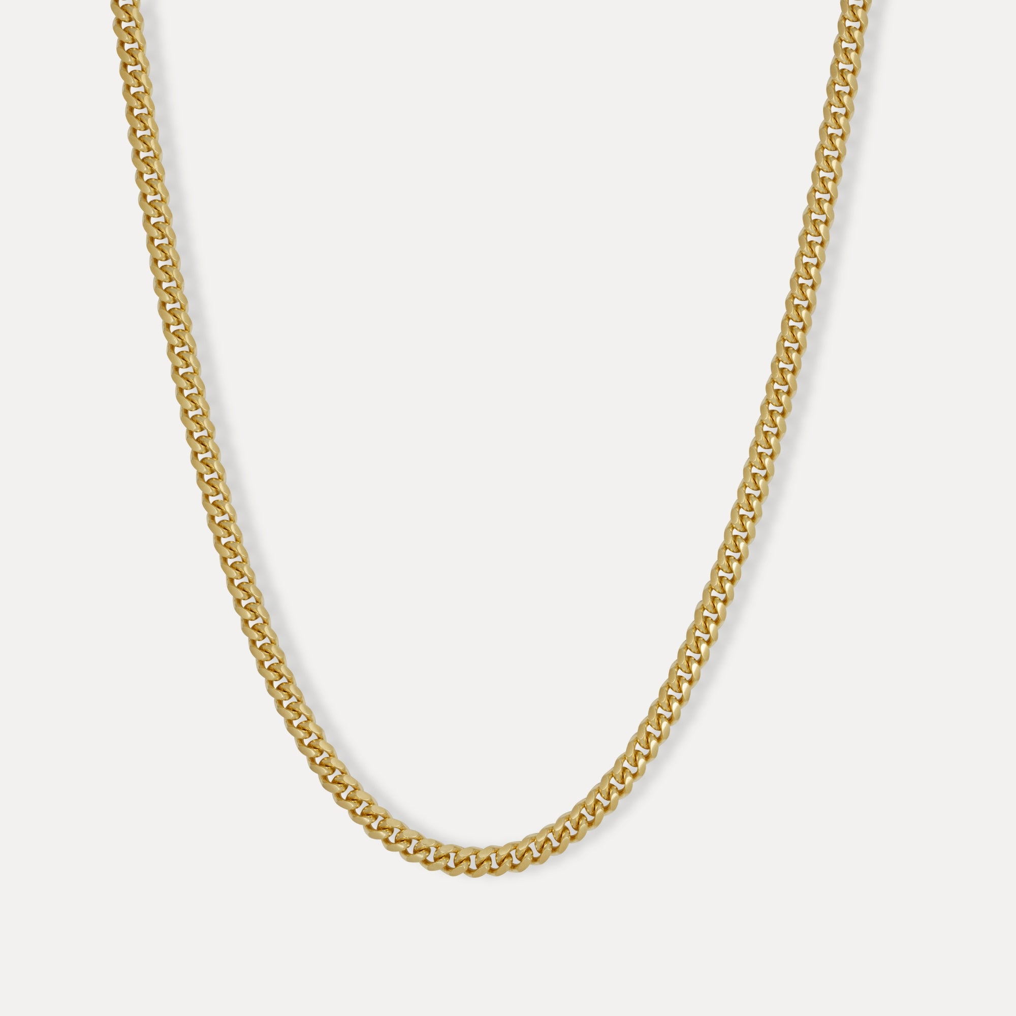 18K Gold Plated Miami Cuban Chain - Mens Gold Chain By Twistedpendant