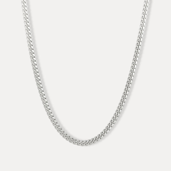 Mens Necklace - 925 Silver Miami Cuban Link Chain | By Twistedpendant