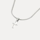 Mens Sterling Silver Cross Pendant - Mens Silver Necklace | Twistedpendant