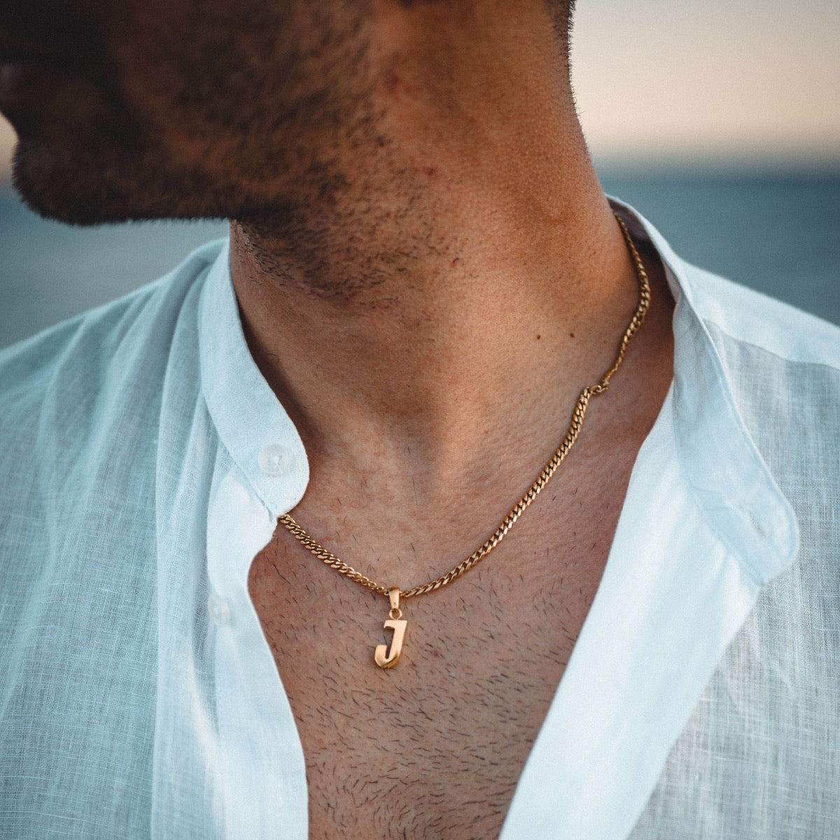Bold Initial - Silver