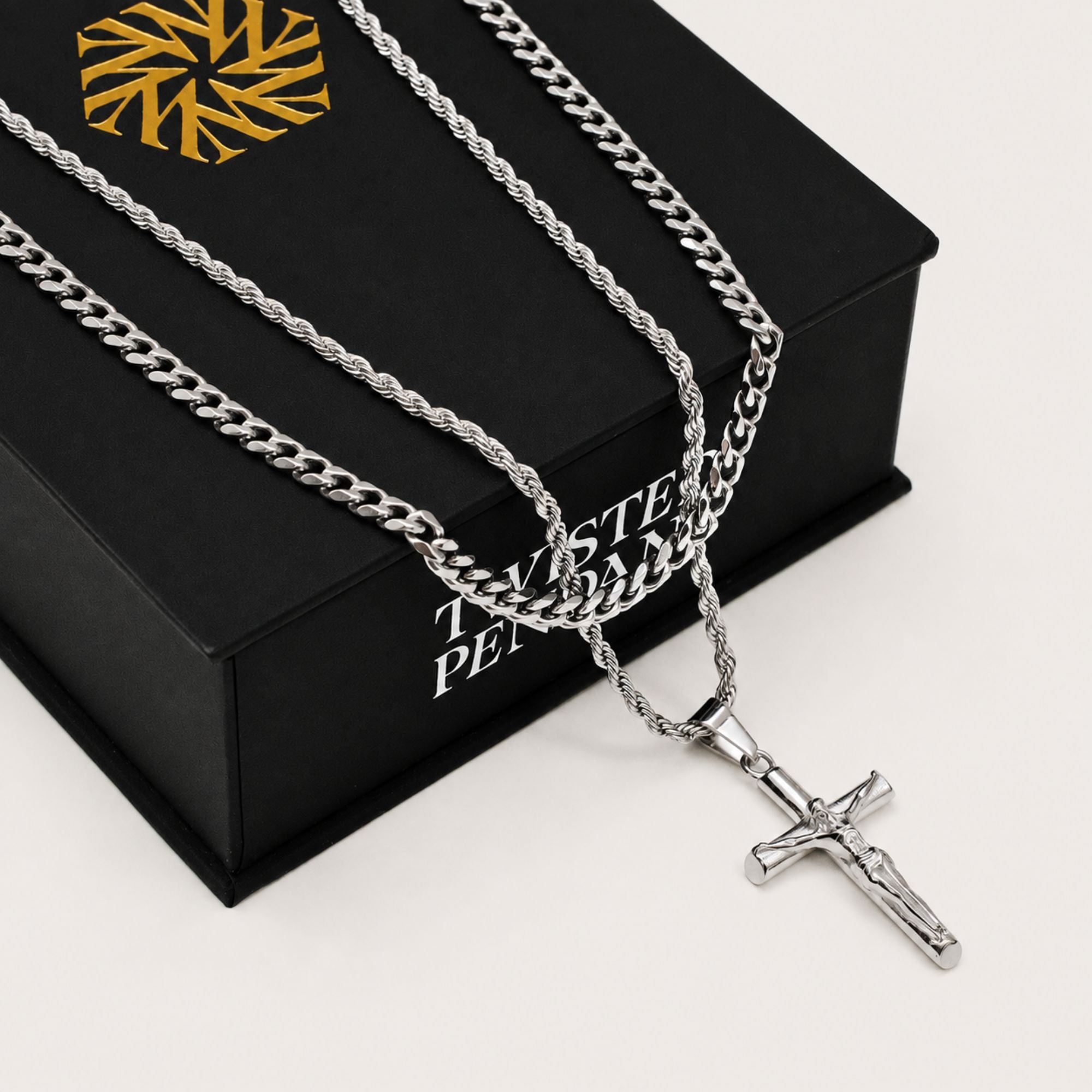 Crucifix Set (Silver)