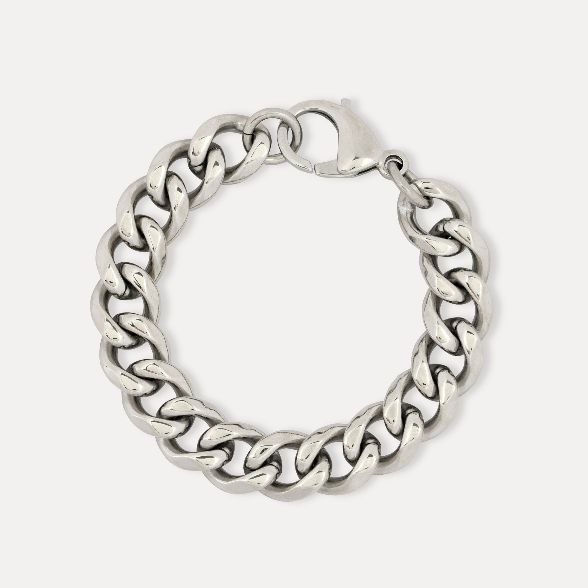 Silver Cuban Bracelet (13MM)