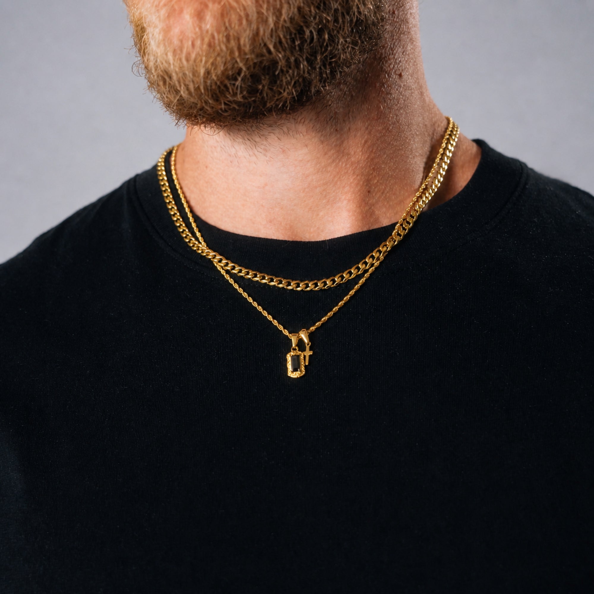 Dual Pendant Set - Gold