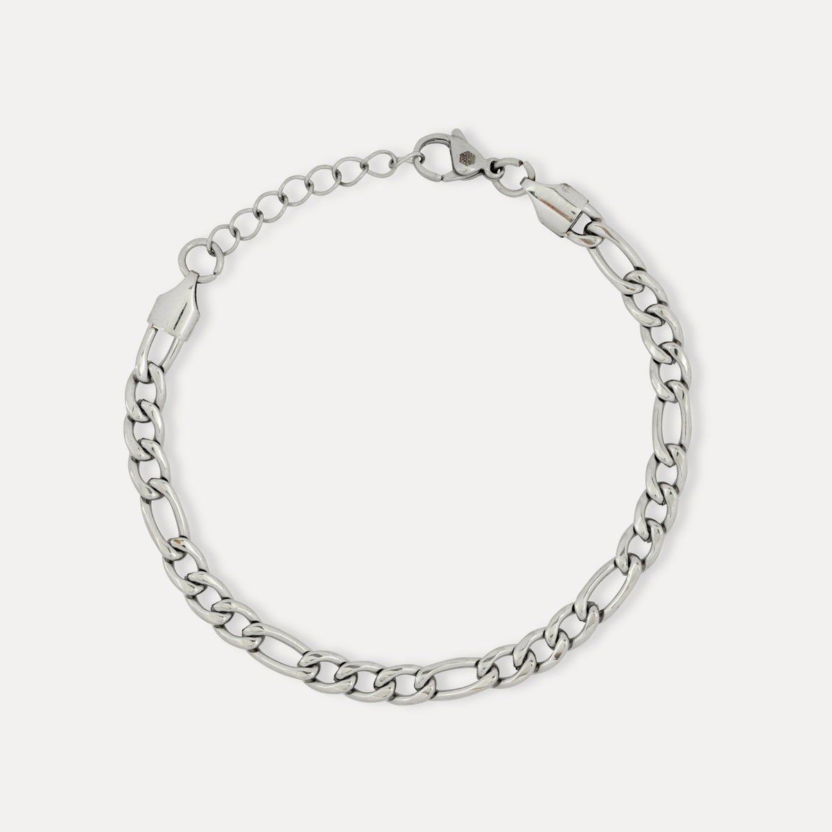 Men's Silver Figaro Bracelet (5MM) Mens Bracelets Twistedpendant