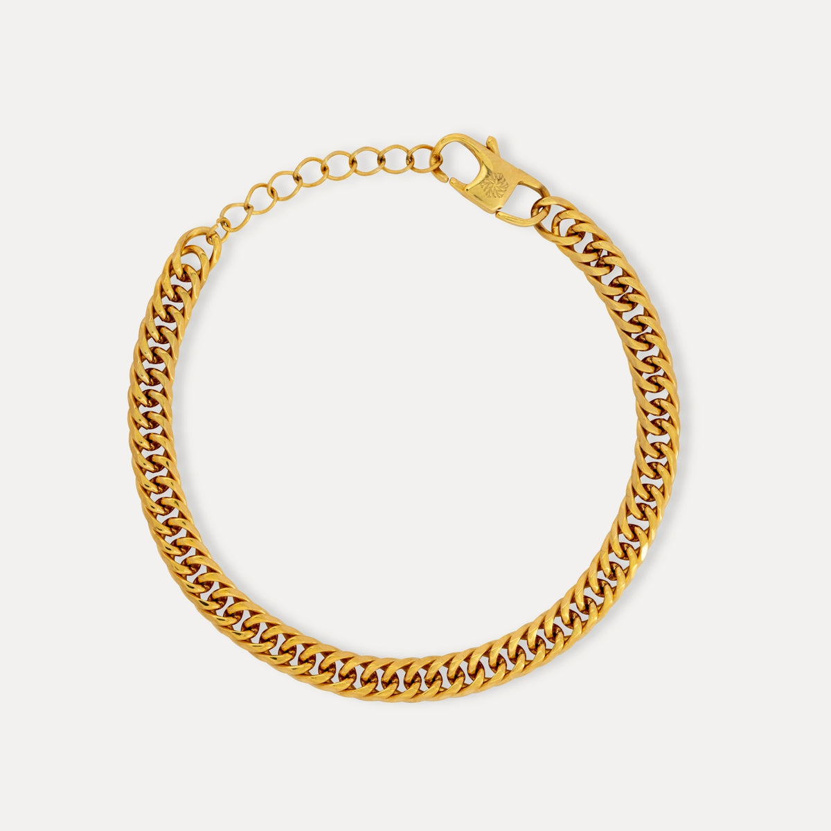 Gold Flat Cuban Bracelet (6MM)