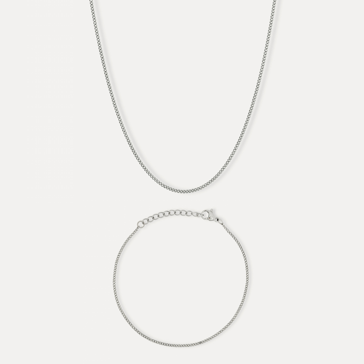 Silver Cuban Set (1.5MM)