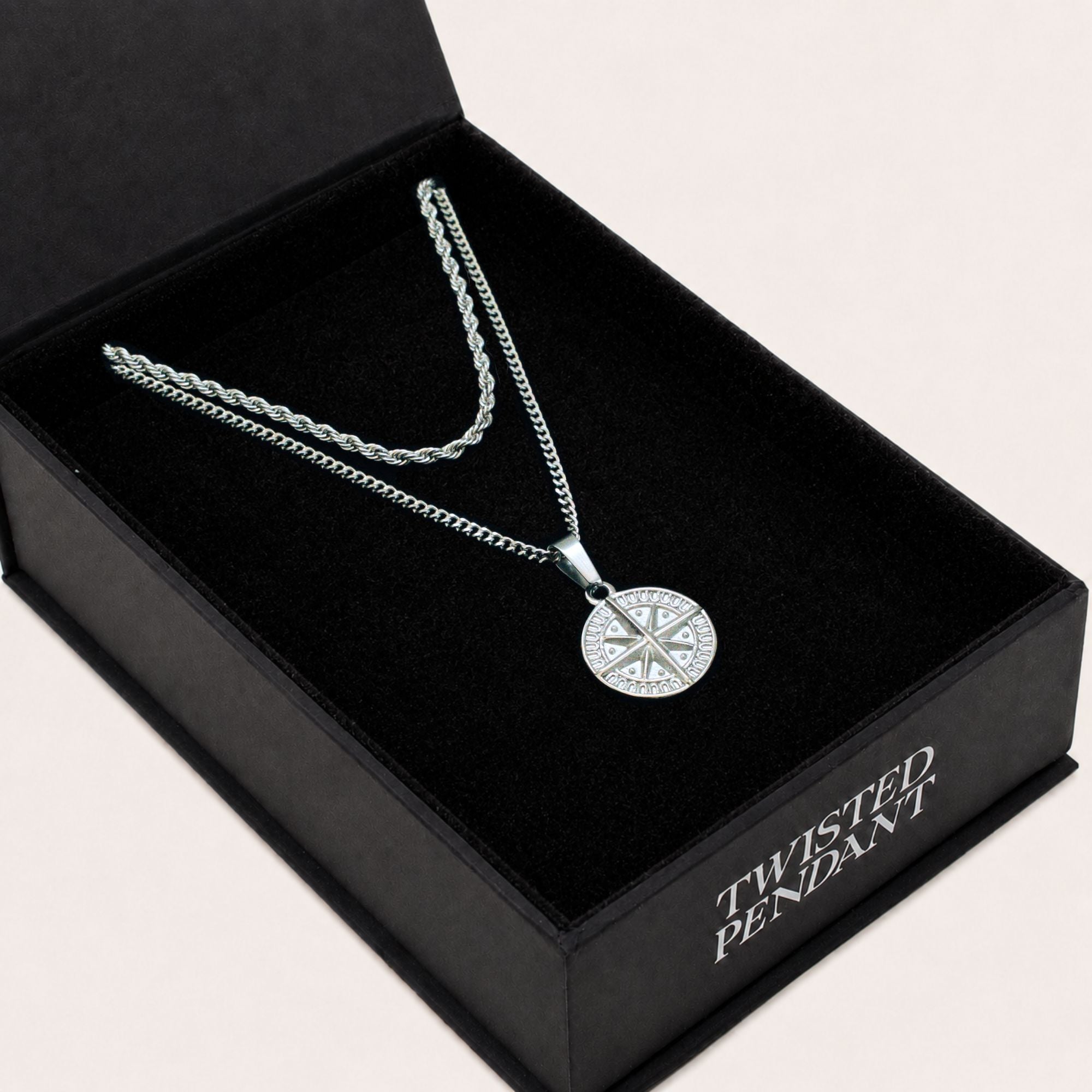 Mini Compass Set (Silver)