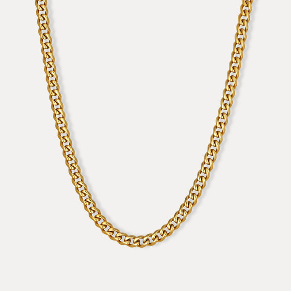 Gold Cuban Chain (5MM) | Mens Gold Chain - Twistedpendant