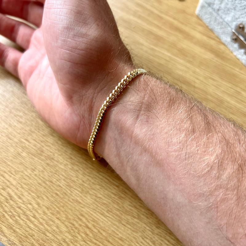 23K Gold Miami Cuban Bracelet (3.5MM)