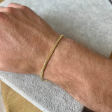 23K Gold Miami Cuban Bracelet (3MM)