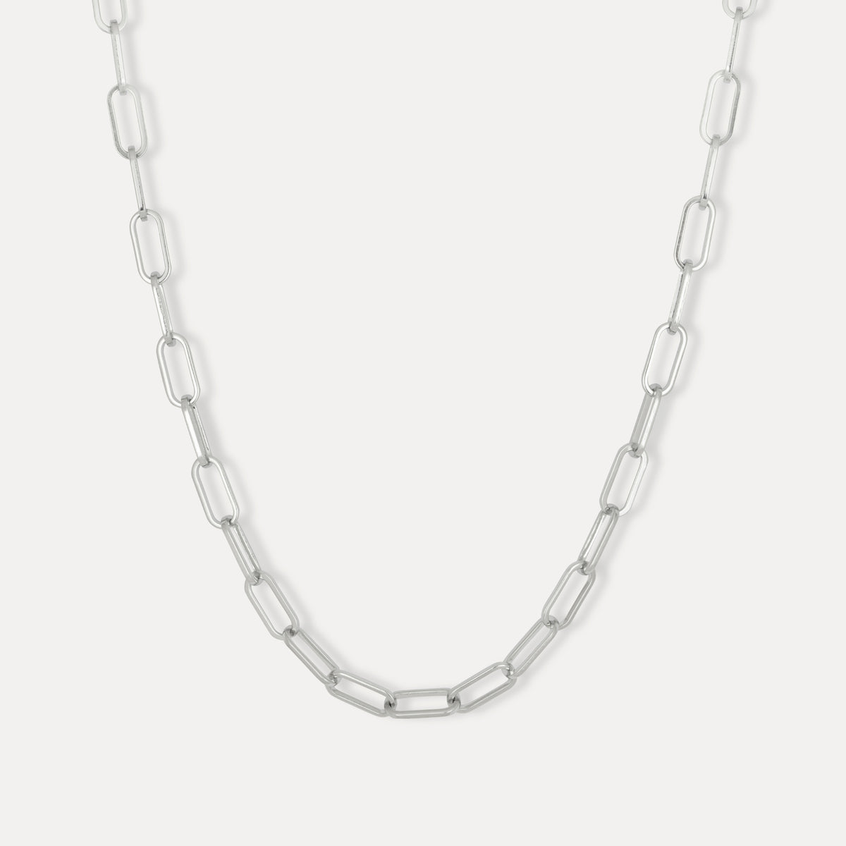 Silver Paperclip Chain (6MM)