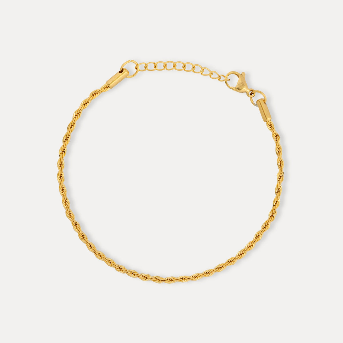Gold Rope + Snake Stack Bracelet