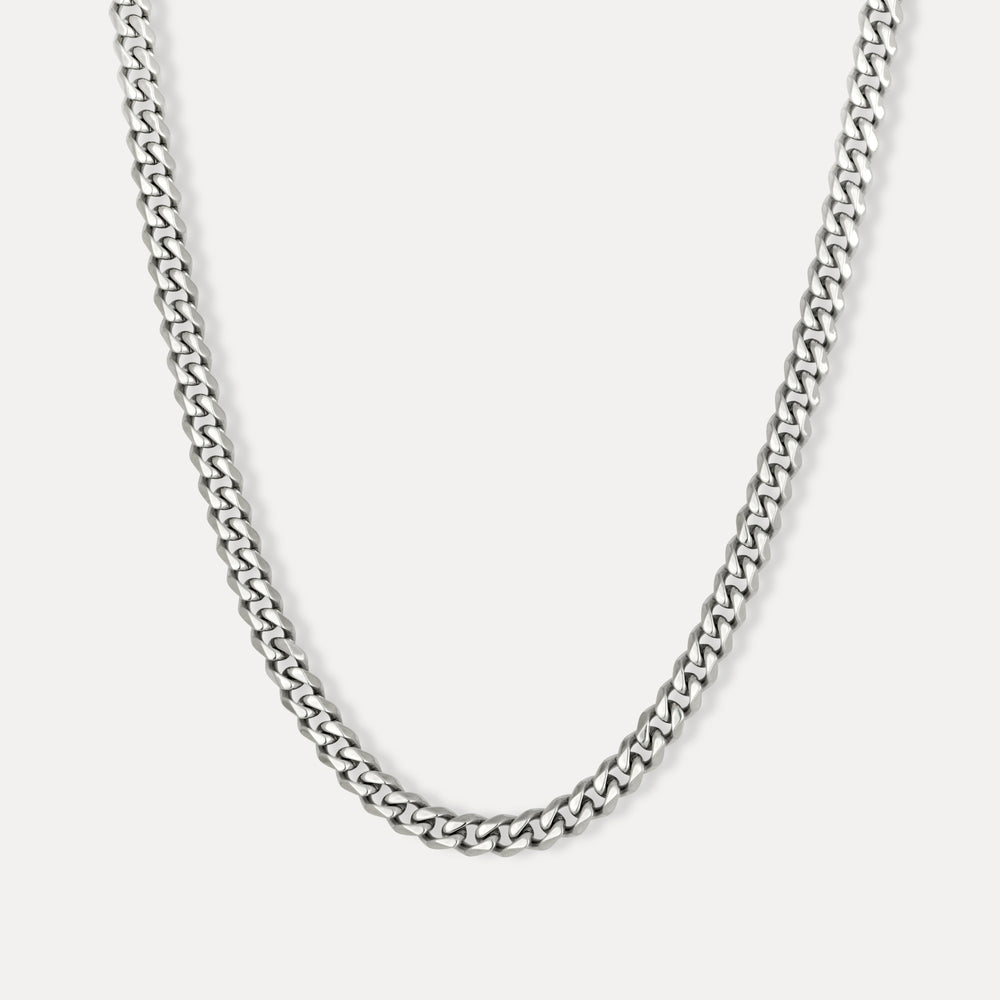 Silver Cuban Chain (5MM)