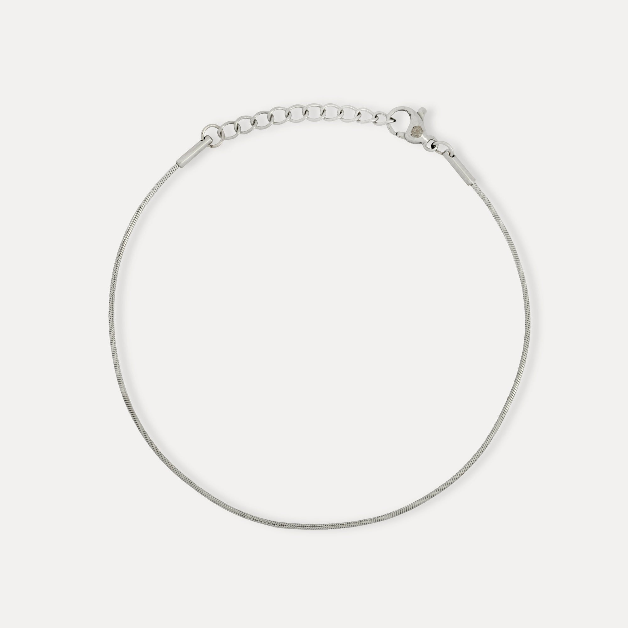 Silver Snake Bracelet (1MM)