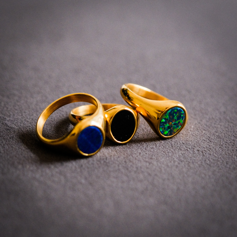 Natural Garnet Men's Ring 14K Yellow Gold Ring Gemstone Ring January  Birthstone. | eBay