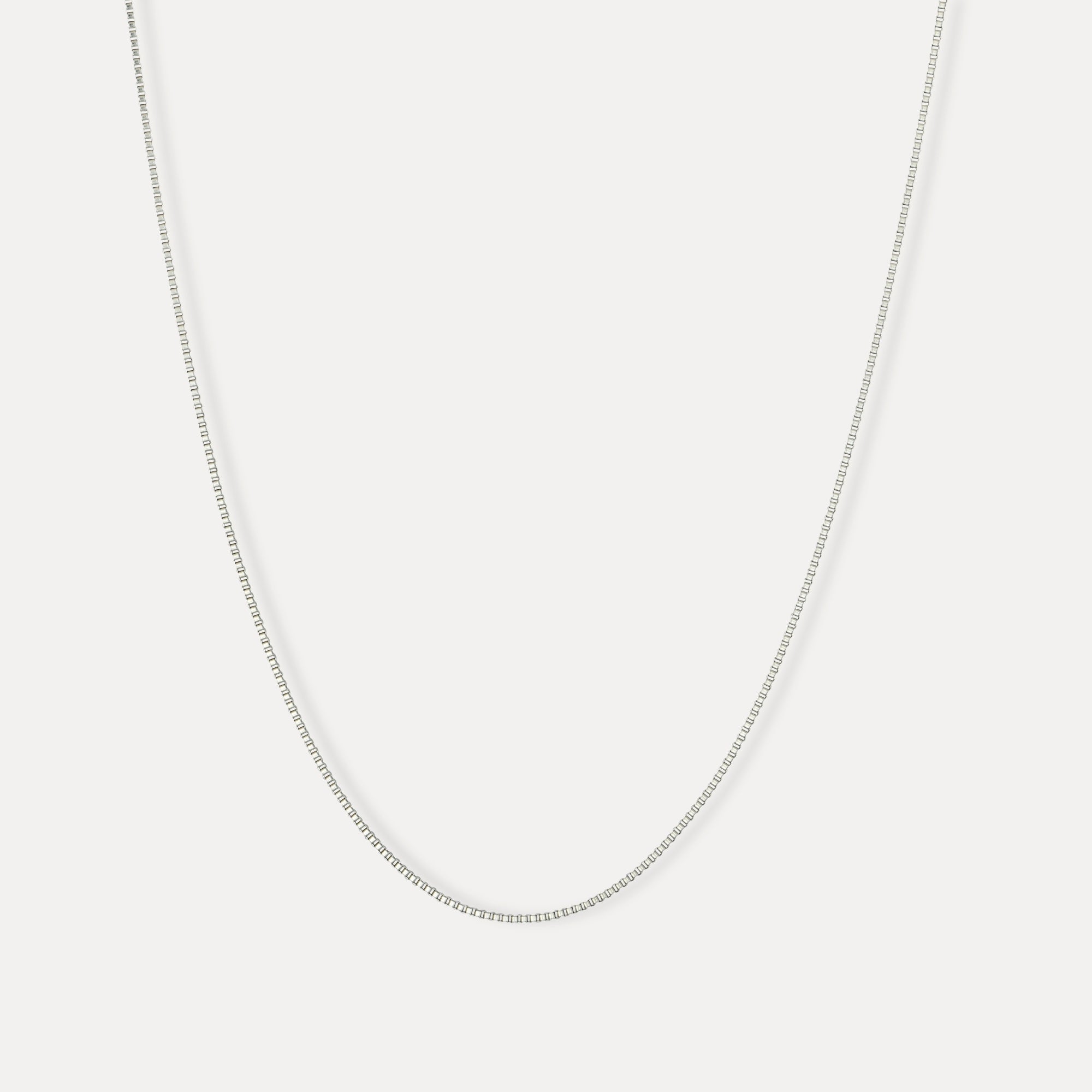 Thin 1mm Silver Box Chain - Mens Chain By Twistedpendant