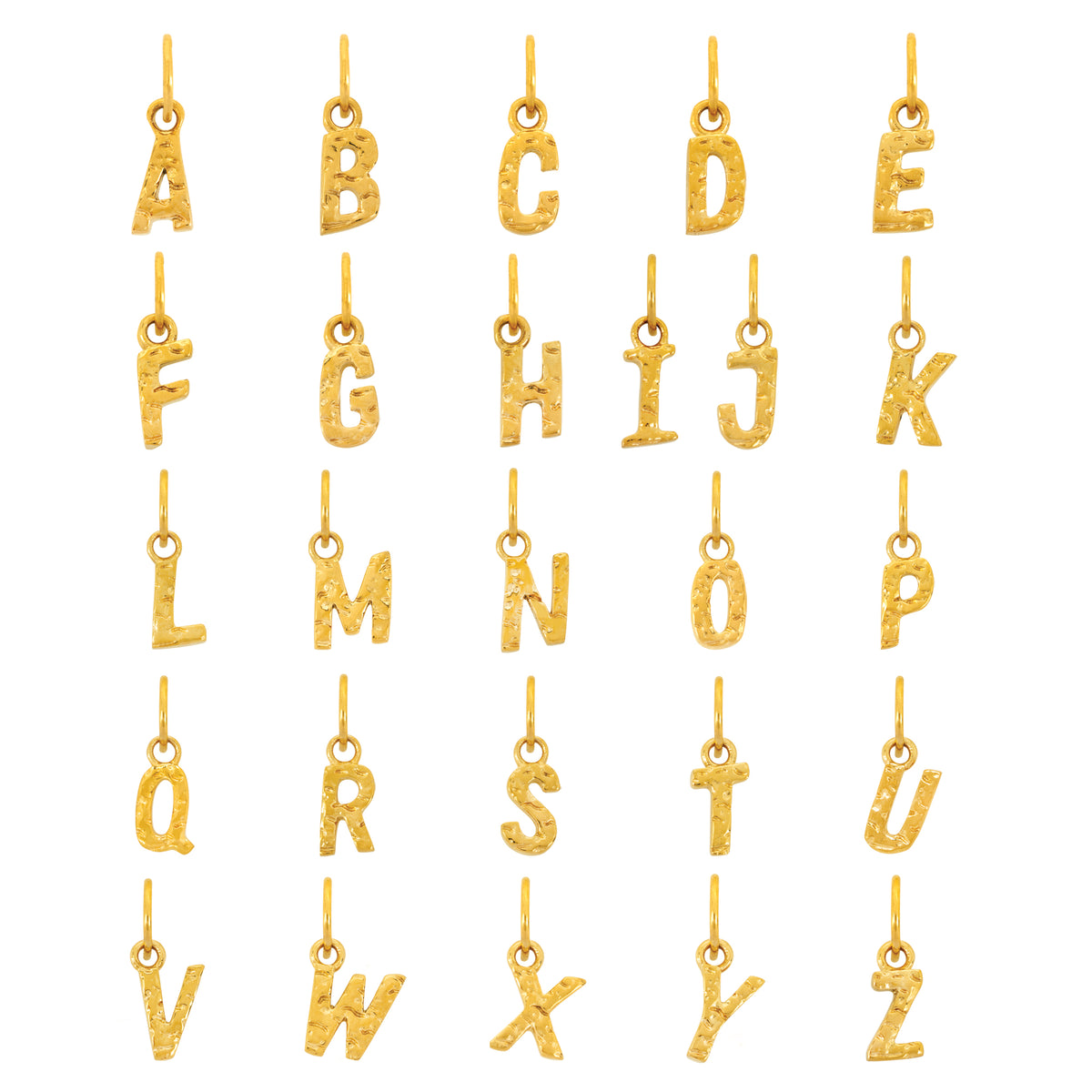 Initial X Onyx Set - Gold