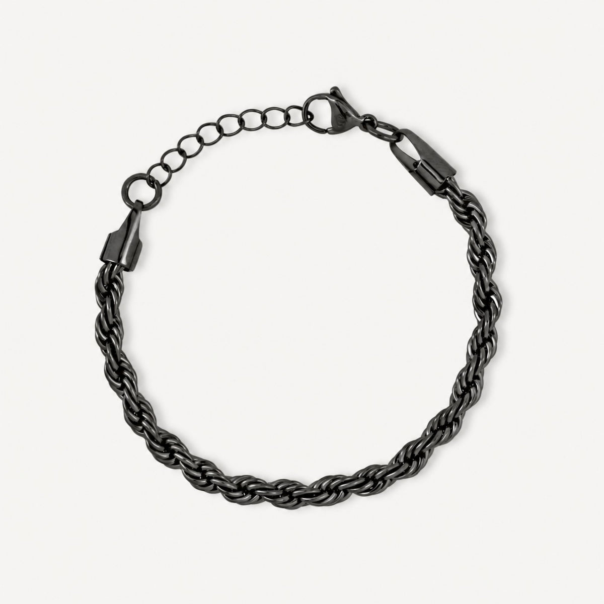 Black Rope Bracelet (5MM)