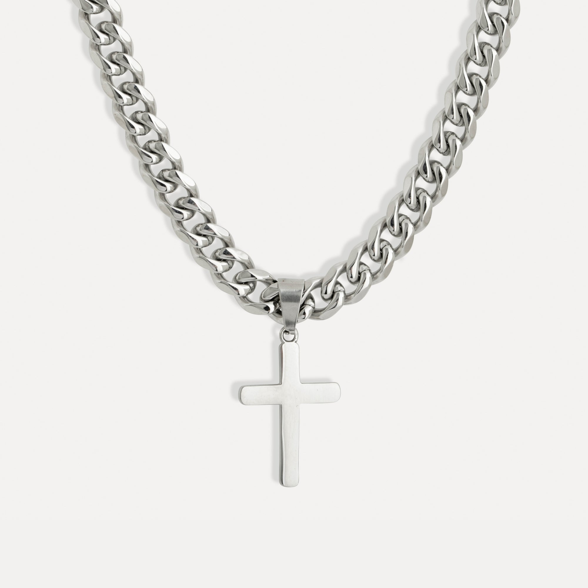 Cross X 8MM Cuban - Gold