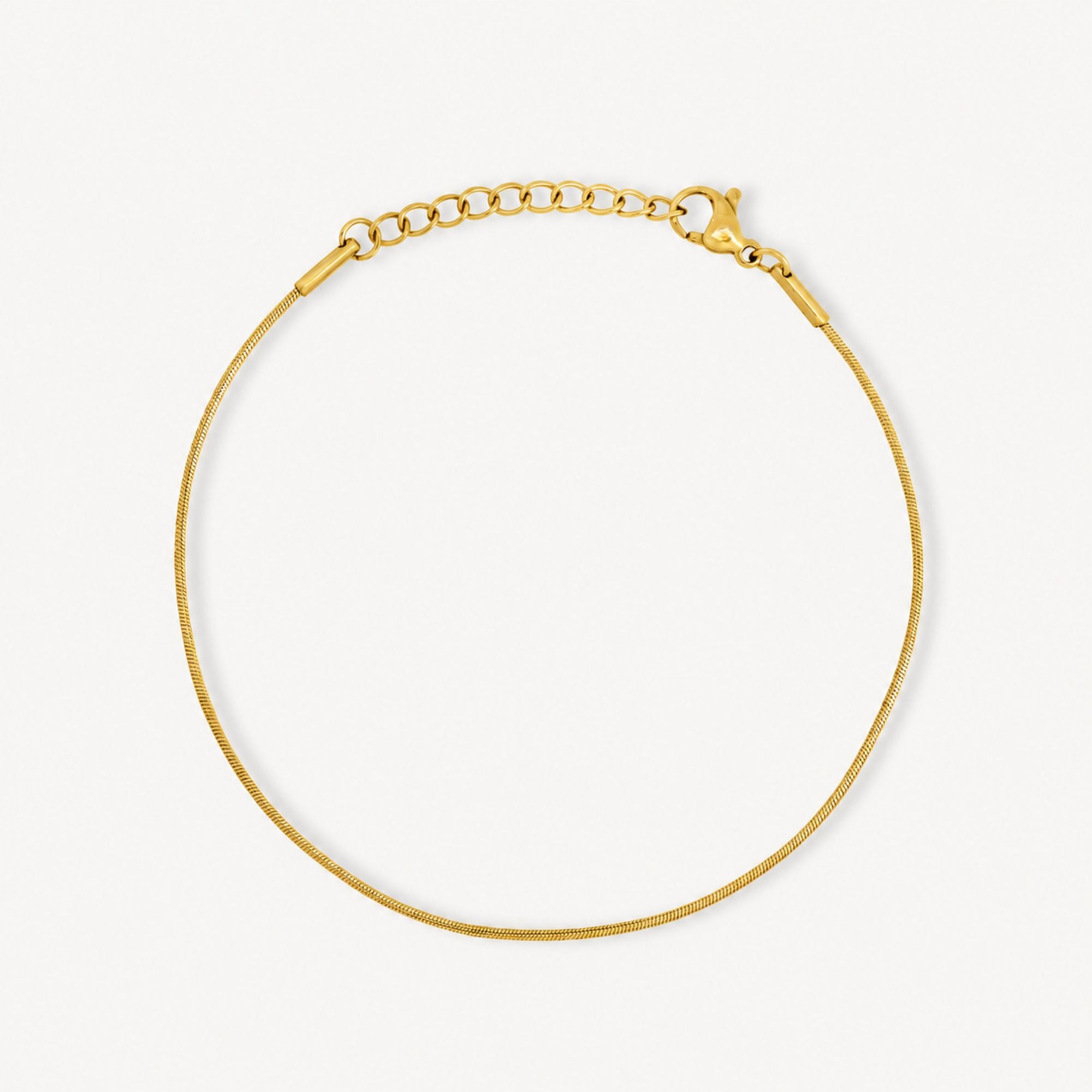Gold Snake Bracelet (1MM)