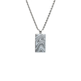 Wave Pendant - Silver