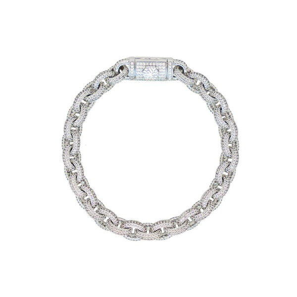 Diamond Cable Bracelet (8MM)