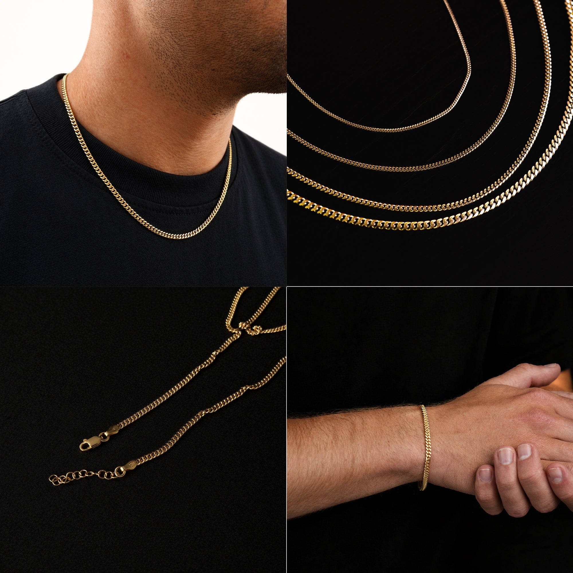 Italian 925 Gold Cuban Bracelet (3.5MM)