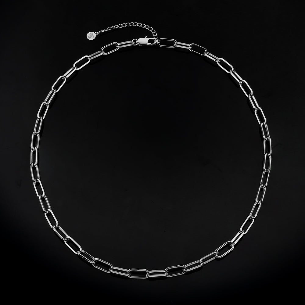 Silver Paperclip Chain (6MM)