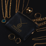 Gold Onyx Beaded Bracelet Chain (6MM) - Men's Bead Bracelet | Twistedpendant